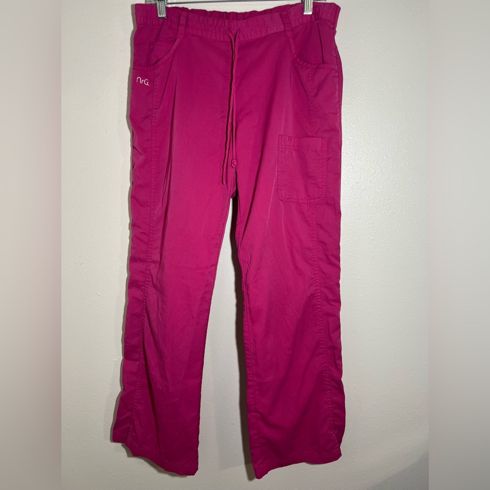 Pink NRG Barco Scrub Pants, M